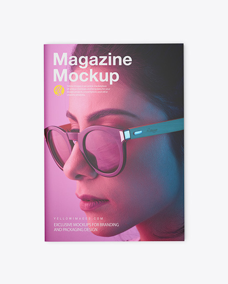 Matte A4 Magazine Mockup PSD #2