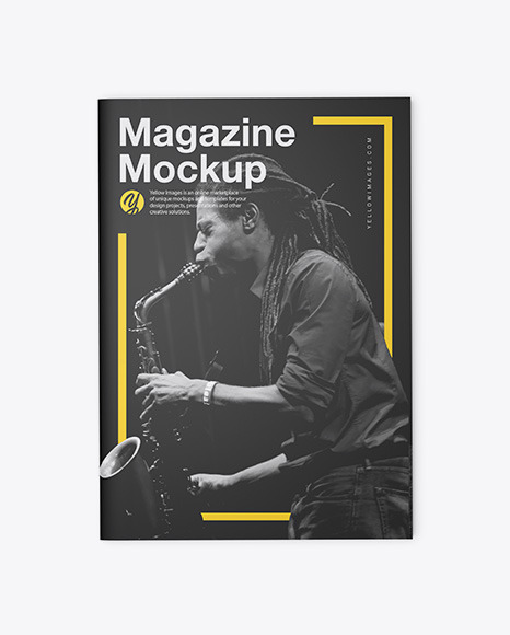 Matte A4 Magazine Mockup PSD #2