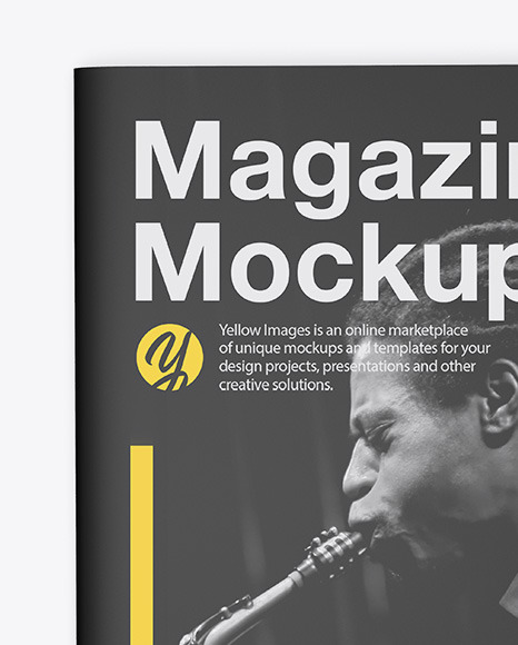 Matte A4 Magazine Mockup PSD #4