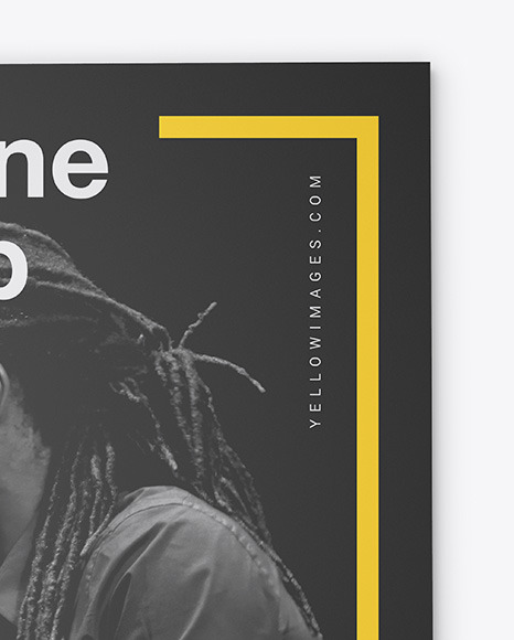 Matte A4 Magazine Mockup PSD #6