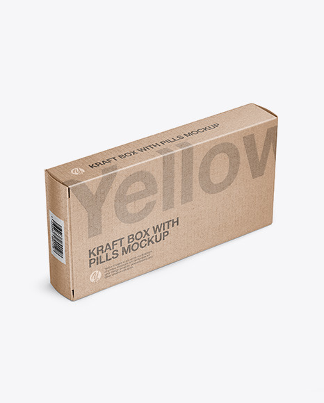 Download Paper Box With Tablets Psd Mockup Yellowimages