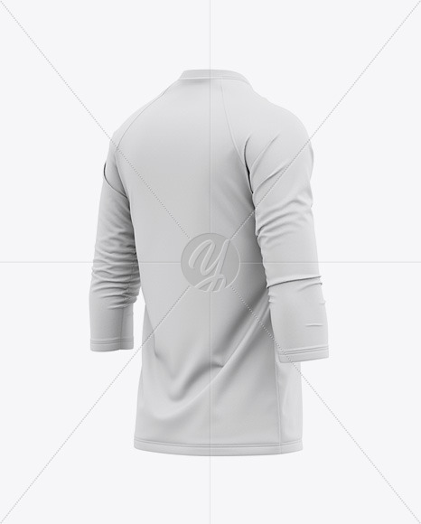 Download Men S Raglan 3 4 Length Sleeve T Shirt Mockup Back Half Side View In Apparel Mockups On Yellow Images Object Mockups