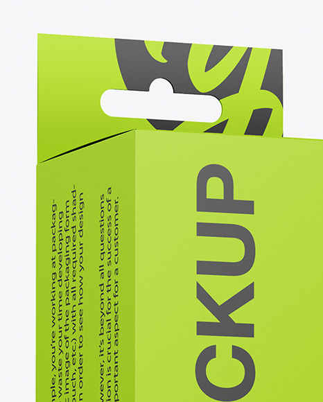 Paper Box Mockup PSD #2