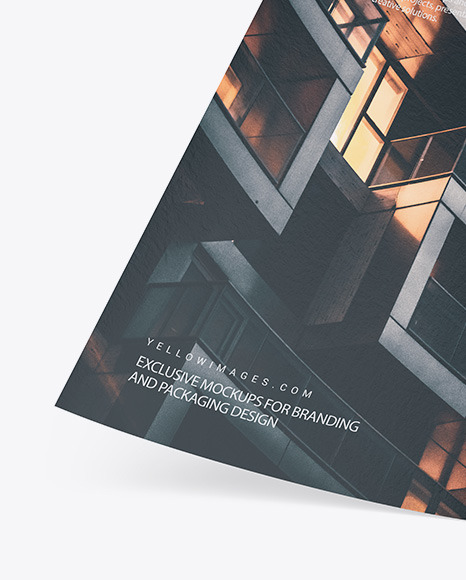 Textured A4 Paper Mockup PSD #1