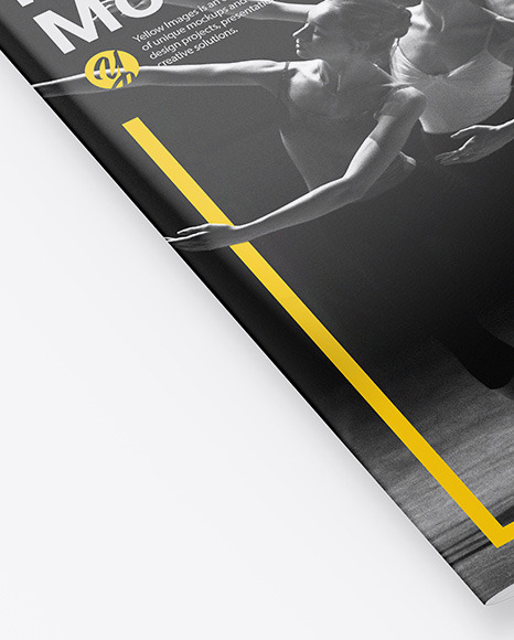 Glossy A4 Magazine Mockup PSD #7