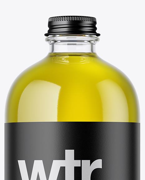 Oil Bottle Mockup PSD #2