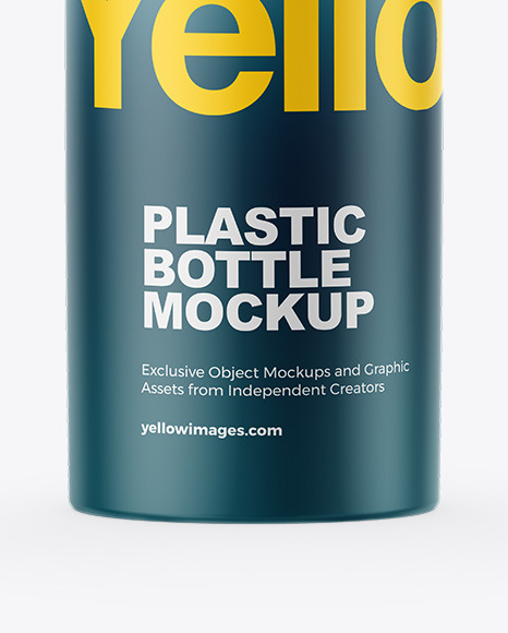 Plastic Bottle Mockup PSD #1