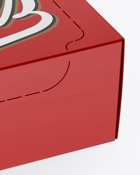 Matte Box Mockup PSD #2