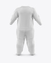 Download Baby Suit Mockup Back View In Apparel Mockups On Yellow Images Object Mockups