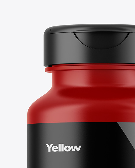 Matte Plastic Bottle Mockup PSD #2