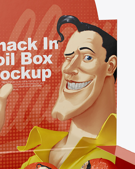 Glossy Display Box Mockup PSD #1