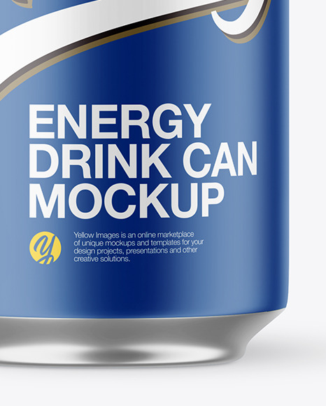 Download Matte Drink Can Mockup In Can Mockups On Yellow Images Object Mockups PSD Mockup Templates