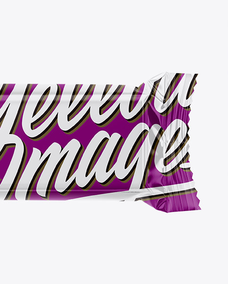 Glossy Snack Bar Mockup PSD #1