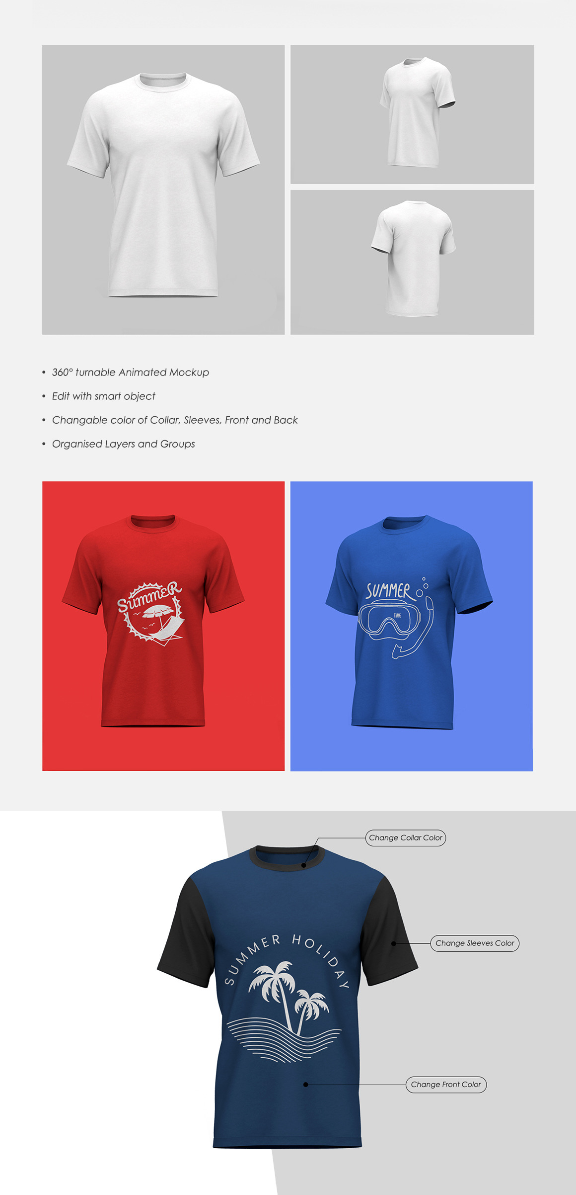 Download 3d T Shirt Mockup Psd Free Download - Free PSD Mockups ...