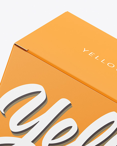 Paper Box Mockup PSD #2