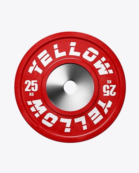 Download Bumper Plate Mockup In Object Mockups On Yellow Images Object Mockups