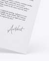 Textured A4 Paper Mockup