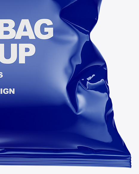 Glossy Food Bag Mockup PSD #1