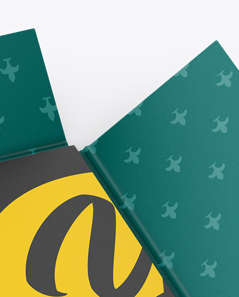 Open Case With Five Business Cards Mockup PSD #1