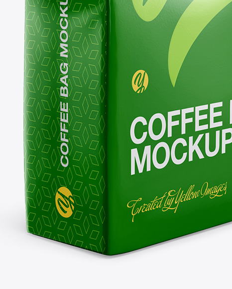 Glossy Bag Mockup   Half Side View PSD #2