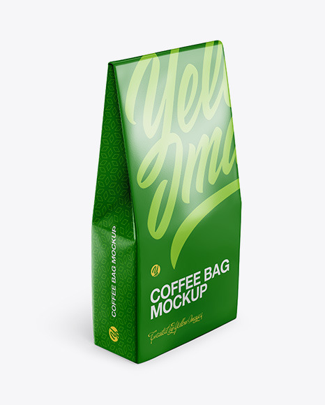 Download Glossy Bag Mockup Halfside View High Angle Shot In Bag Sack Mockups On Yellow Images Object Mockups Yellowimages Mockups