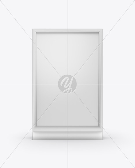 Download LED Light Box Mockup - Front View in Outdoor Advertising ...