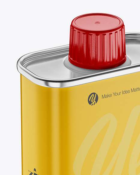 Oil Tin Can Mockup PSD #2