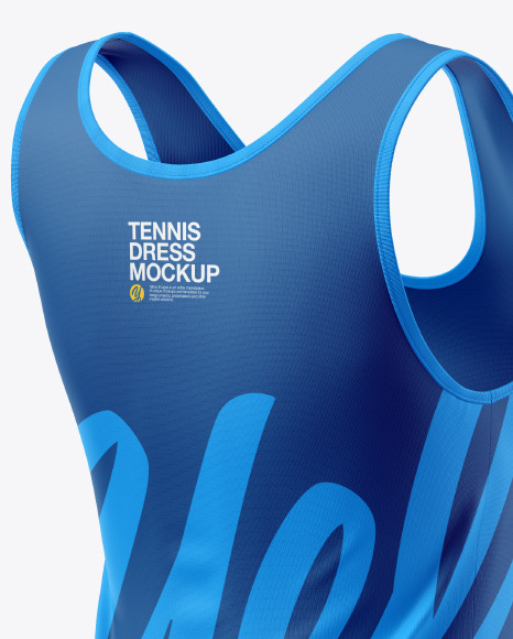 Download Tennis Dress Mockup In Apparel Mockups On Yellow Images Object Mockups Yellowimages Mockups