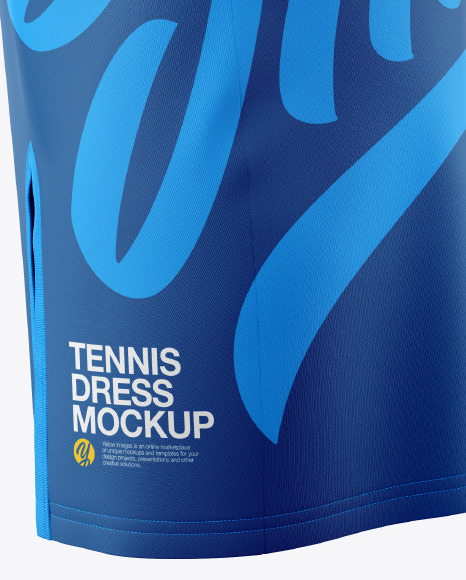 Tennis Dress Mockup In Apparel Mockups On Yellow Images Object Mockups