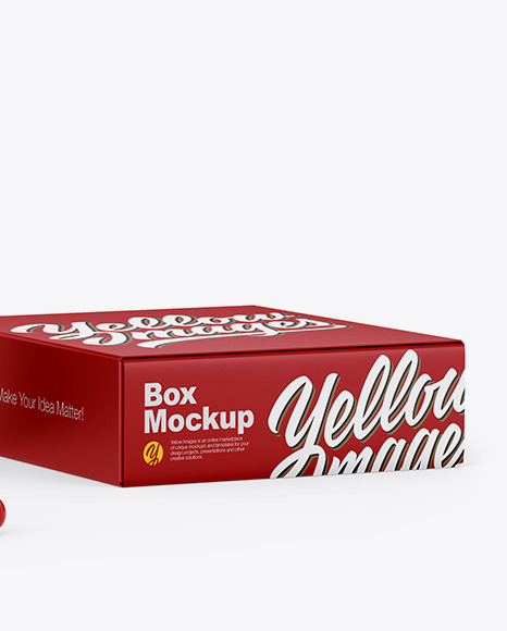 Download Two Matte Boxes With Pills Mockup In Box Mockups On Yellow Images Object Mockups Yellowimages Mockups