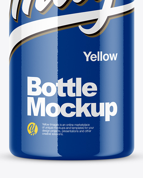 Glossy Medicine Bottle Mockup PSD #1