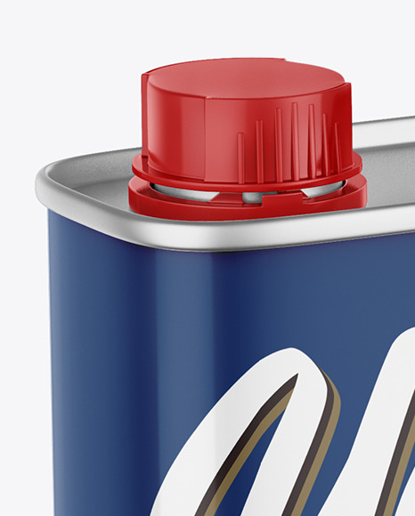 Glossy Tin Can Mockup PSD #2