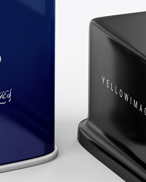 Glossy Tin Can Mockup PSD #6