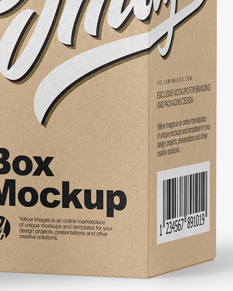 Glossy Dropper Bottle w/ Box Mockup