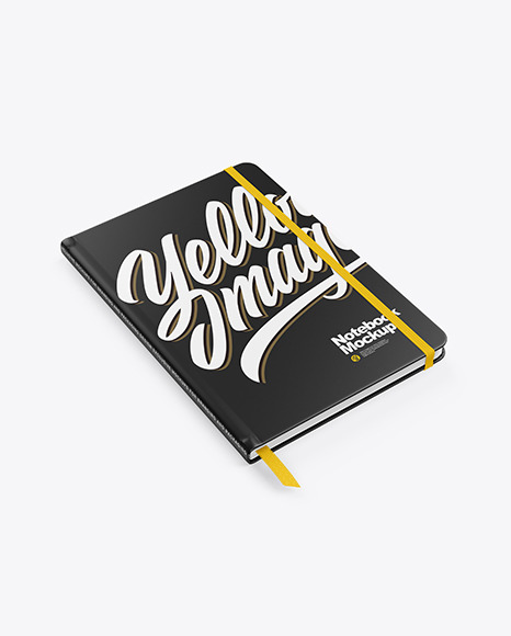 Download Notebook Mockup Free Download Yellow Images