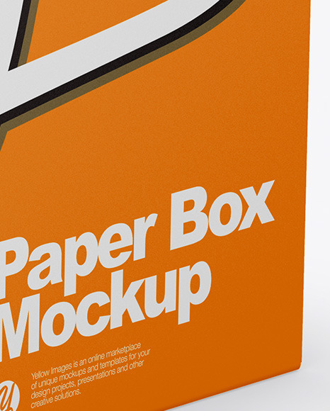 Paper Box Mockup PSD #1