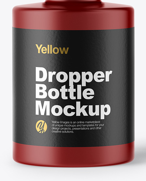 Matte Dropper Bottle w  Box Mockup PSD #7