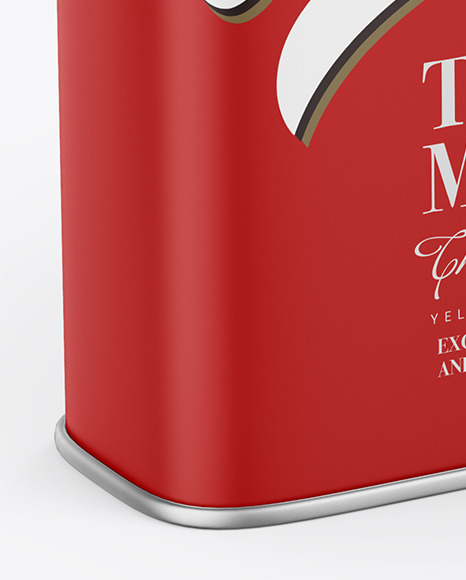 Matte Tin Can Mockup PSD #1