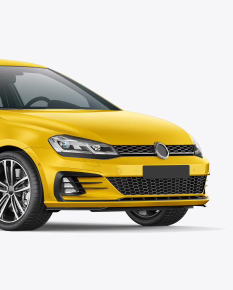 Download Hatchback 5 Doors Mockup Half Side View In Vehicle Mockups On Yellow Images Object Mockups Yellowimages Mockups