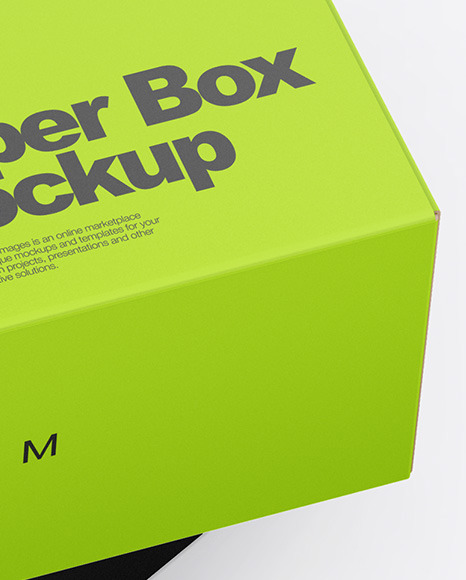 Two Paper Boxes Mockup PSD #1