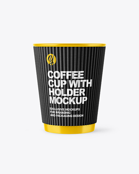 Coffee Cup with Straw Mockup PSD #6