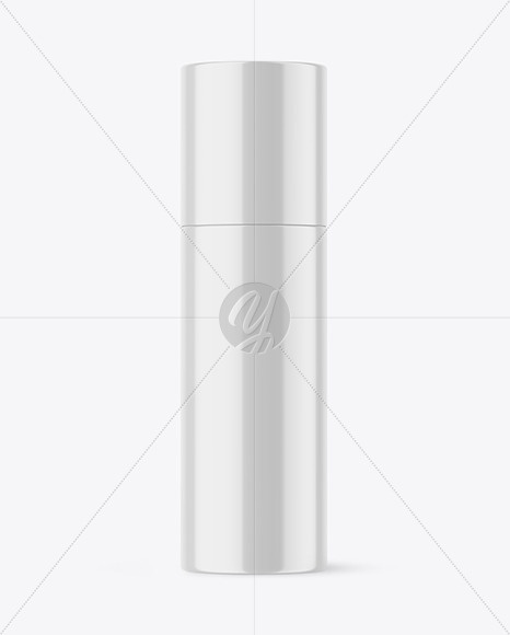 Glossy Cosmetic Bottle Mockup In Bottle Mockups On Yellow Images Object Mockups