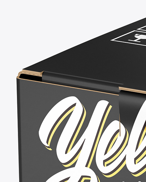 Paper Box Mockup PSD #2