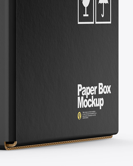 Paper Box Mockup PSD #1