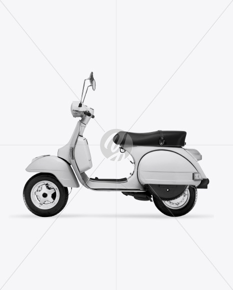 Scooter Mockup In Vehicle Mockups On Yellow Images Object Mockups