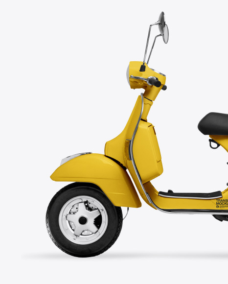 Download PSD Delivery Scooter Mockup Branding Mockups