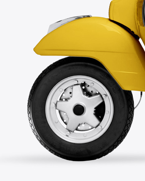 Download Scooter Mockup In Vehicle Mockups On Yellow Images Object Mockups PSD Mockup Templates