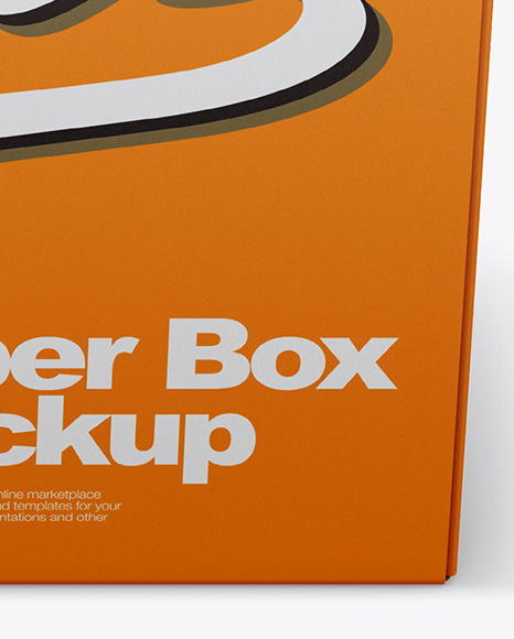 Paper Box Mockup PSD #1