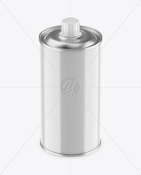 0 5l Metallic Olive Oil Tin Can Mockup In Can Mockups On Yellow Images Object Mockups