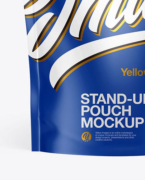 Matte Stand Up Pouch Mockup PSD #1